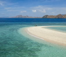 Taka Makassar sandbank and clear water