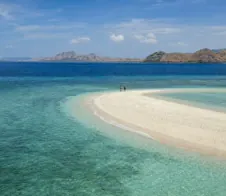 Taka Makassar sandbank and clear water