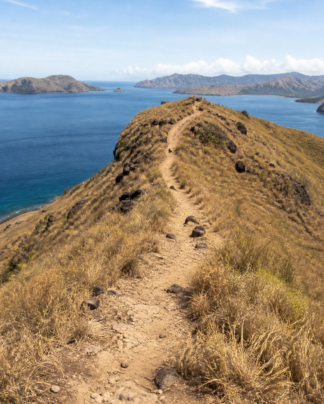 Karakter jalur trekking Pulau Padar